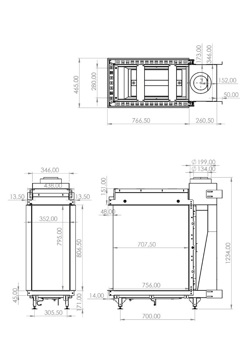 Element4 Sky Small Roomdivider-line_image