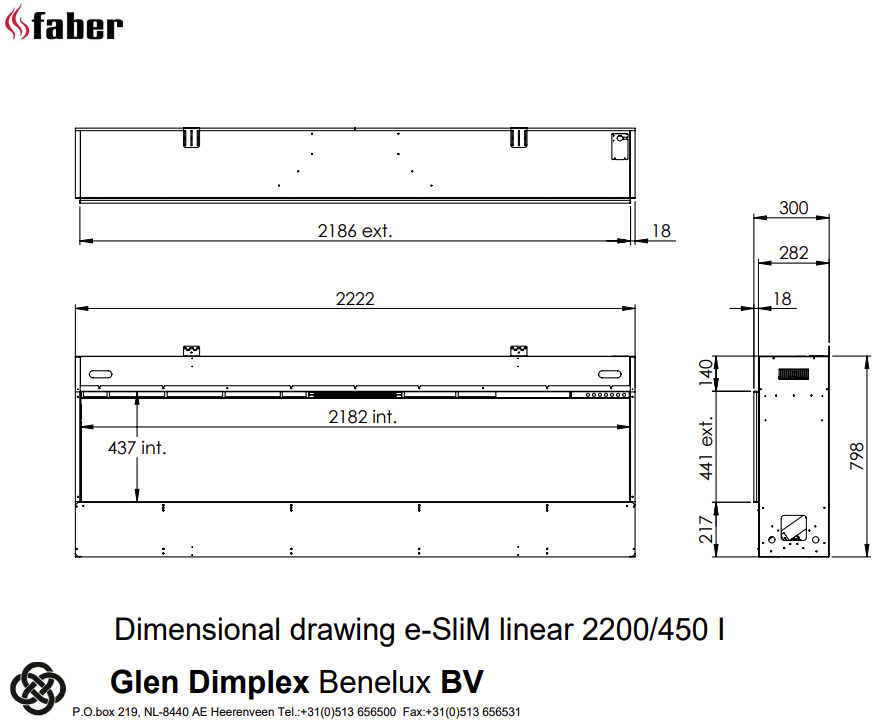 Faber e-Slim Linear 2200/450 l-line_image