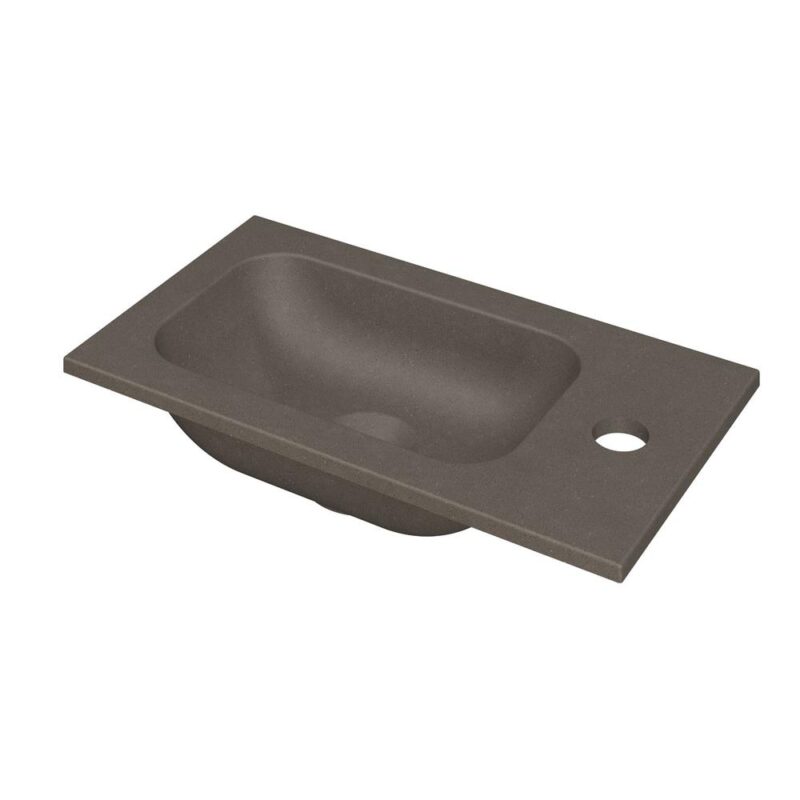 INK - Fontein quartz met kraangat universeel - Quartz beton - 400x220x10