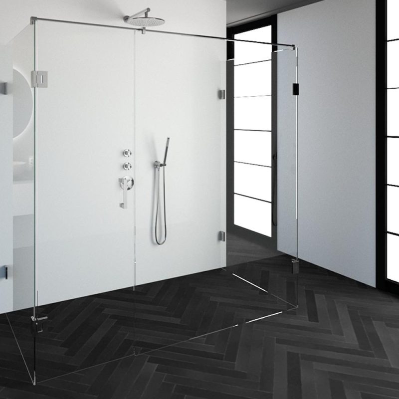 Just Creating - Complete Profielloze Douchecabine XL 100x200 Chroom
