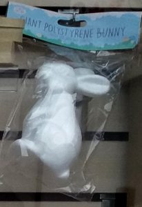 Polystyrene Bunny in Art and Craft valley Coulsdon