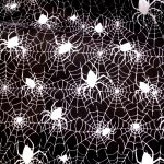 Halloween spider fabric at ACValley.co.uk