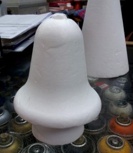 Polystyrene mushroom shape at ACValley.co.uk