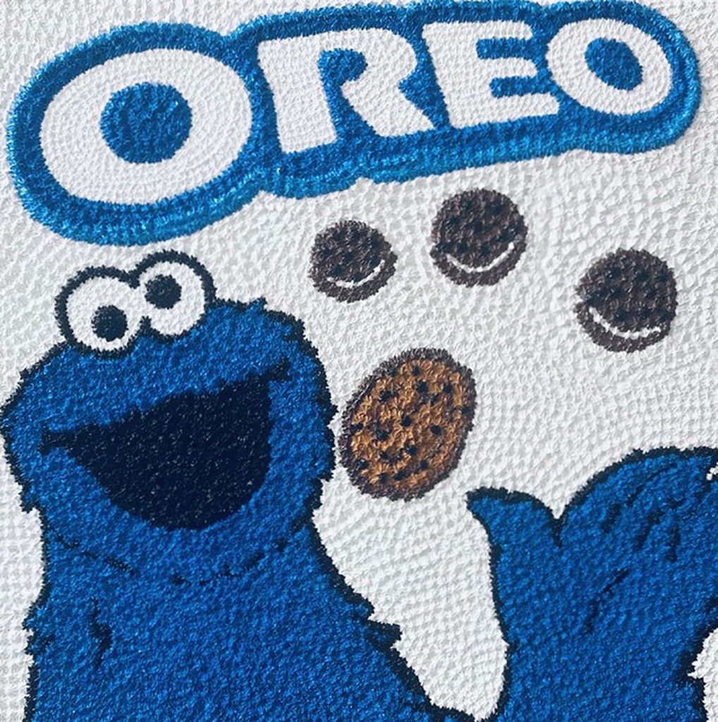 Oreo Cookie 100 x 100 cm Acrylique sur toile