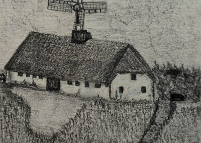 Mill with Cane in Jutland