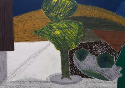 Landscape with a tree.