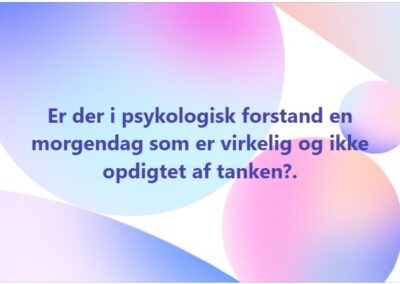 Er der i psykologisk forstand