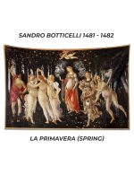 Sandro Botticelli 1481 – 1482 La Primavera (Spring) Väggbonad v 3