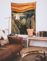 Edvard Munch the scream tapestry