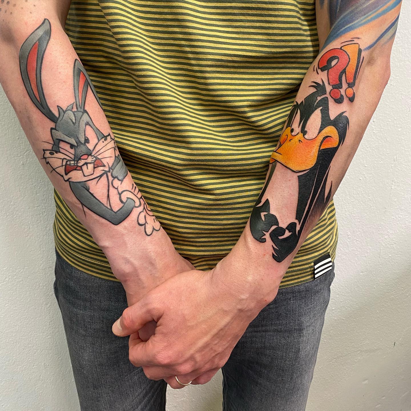 Anime / Cartoon tattoo style