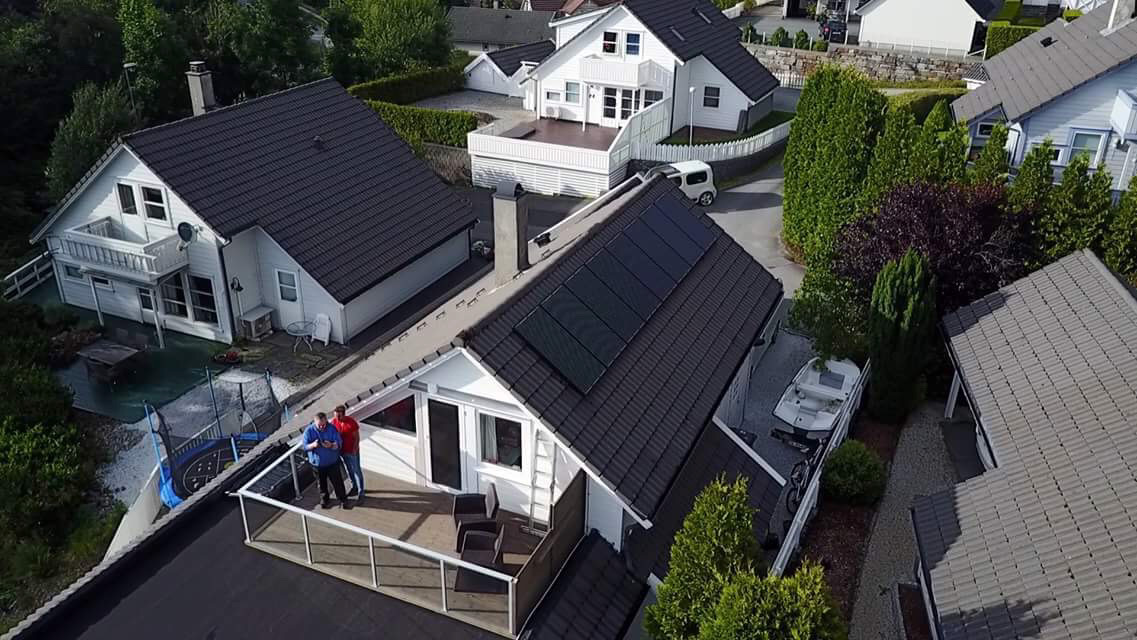 Solceller og batteribank