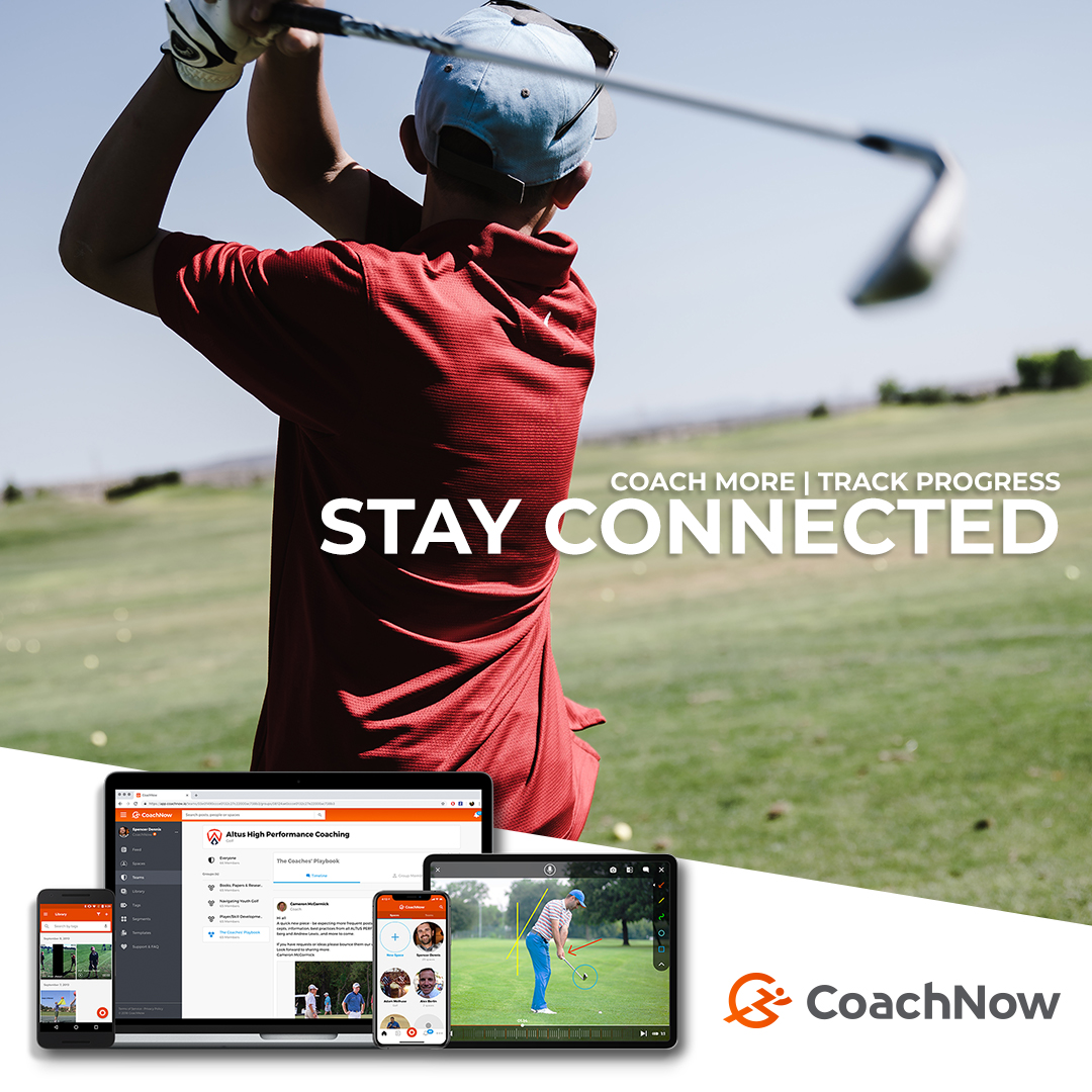 online coaching golf stay connected