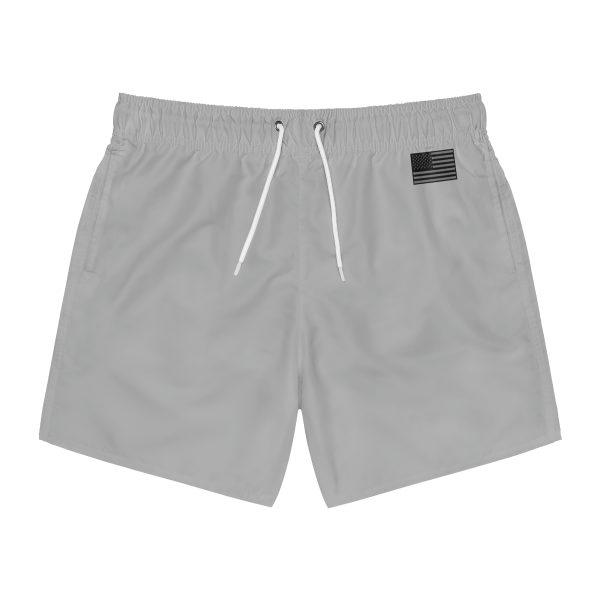 Gray Swim Trunks