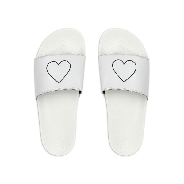Youth Slide Sandals White