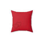 Square Pillow Dark red