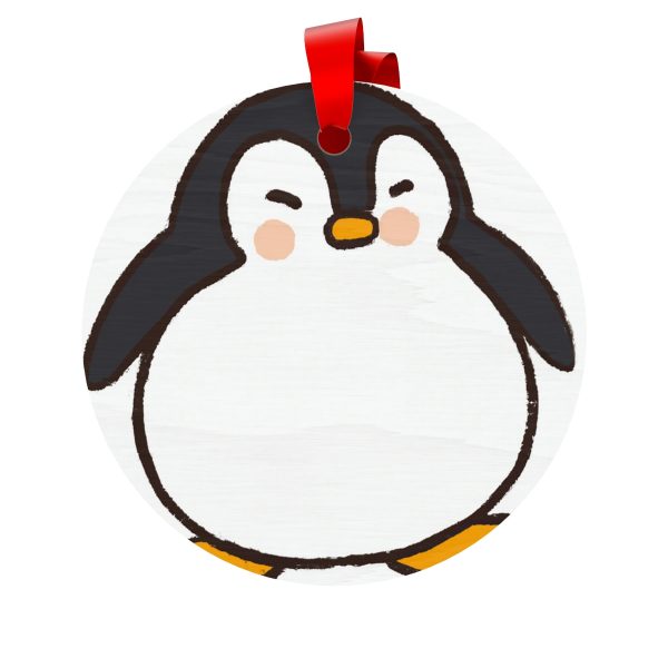 Plywood Ornaments penguin