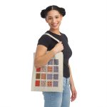 Canvas Tote Bag Songket Pattern