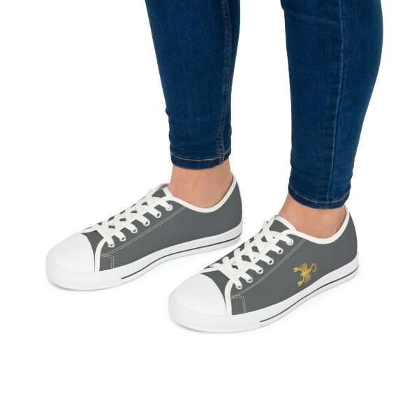 Gray Sneakers Gold scorpion