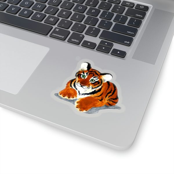 Stickers Tiger Watercolor painting