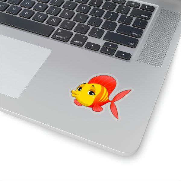 Stickers orange fish