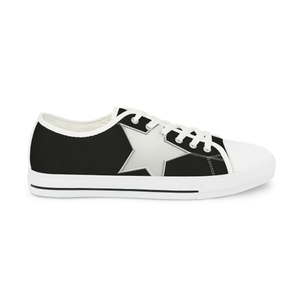 Top Sneakers black silver star