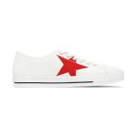 white Sneakers red star
