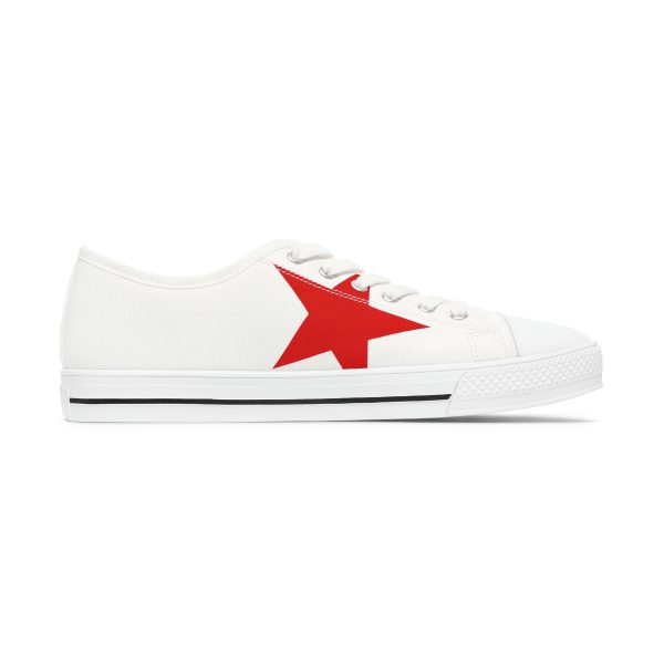 white Sneakers red star