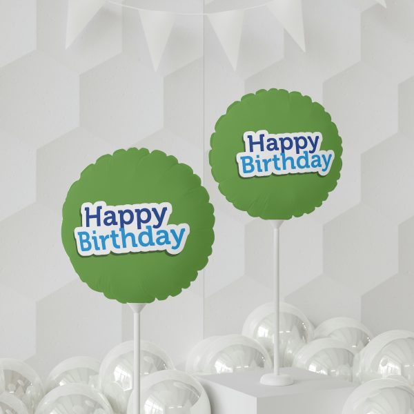 Birthday Balloon Green