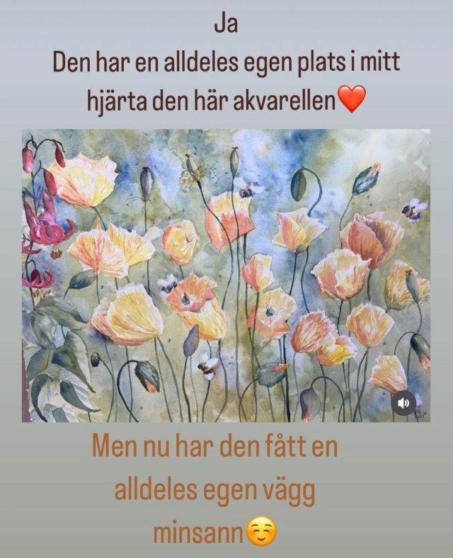 Så roligt❤️
Tycker så mycket om den- mycket glädje i den❤️