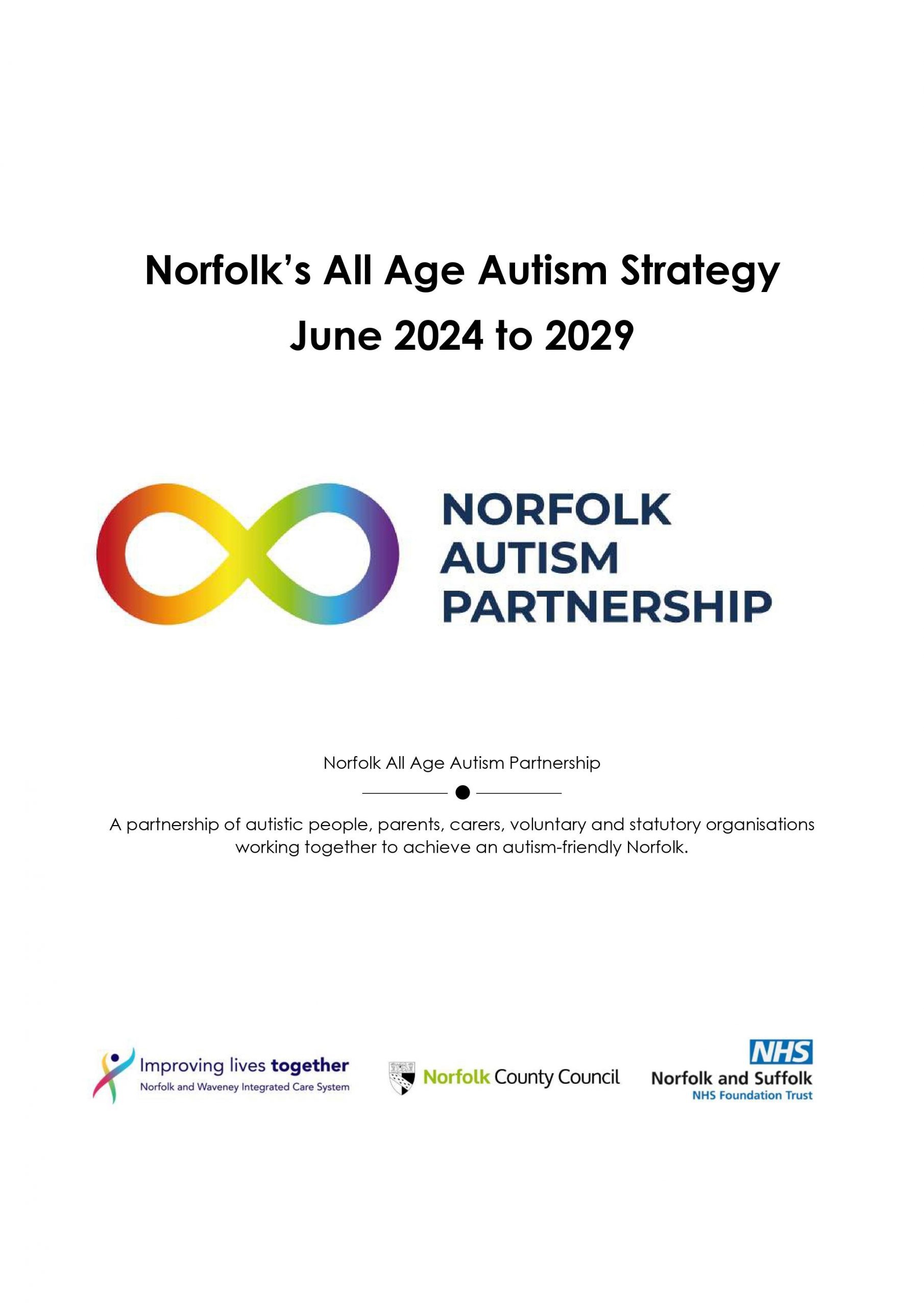 Norfolk All Age Autism Strategy 2024-2029 Printed Booklet