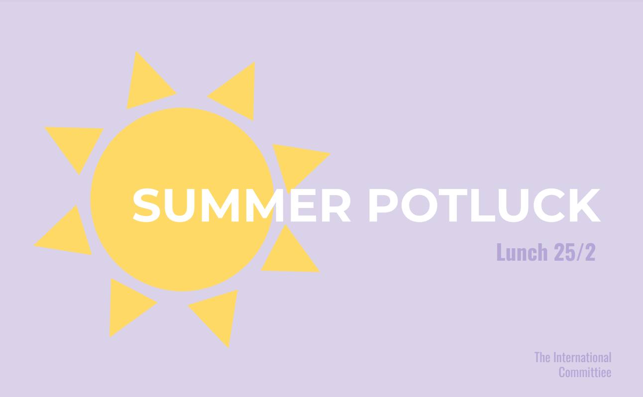25/5 Summer Potluck