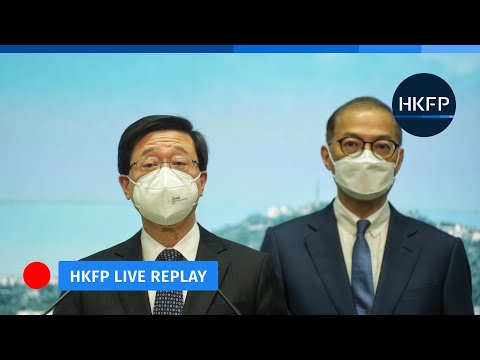 HKFP_Live: Chief Executive John Lee meets the preee [English interpretation]