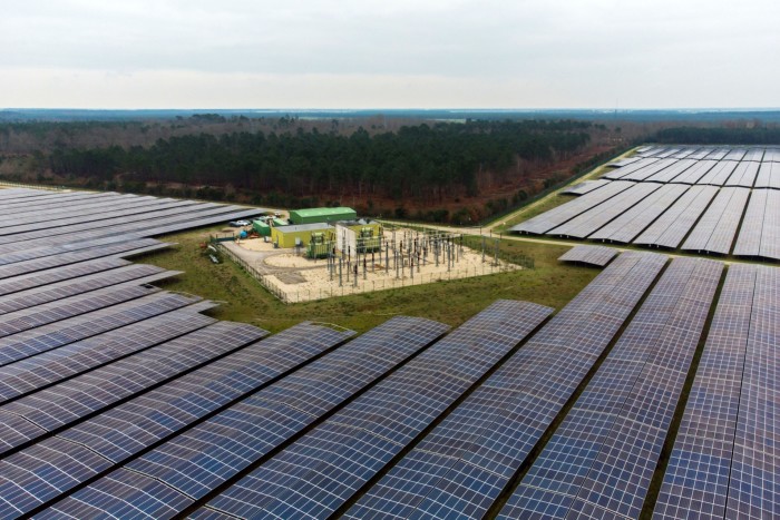 Cestas Solar Park in the south-west of France