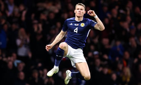 McTominay celebrates.