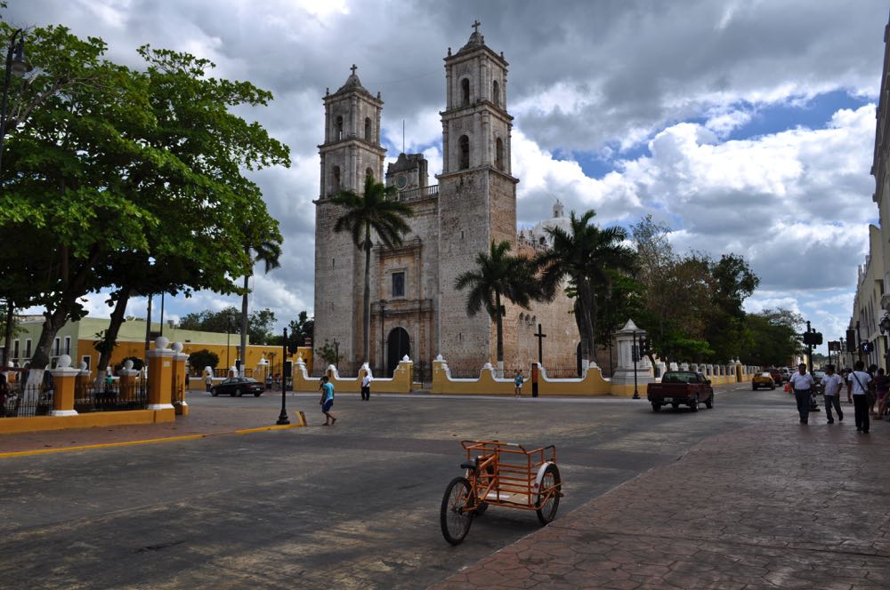 The streets of Merida are great for cycling