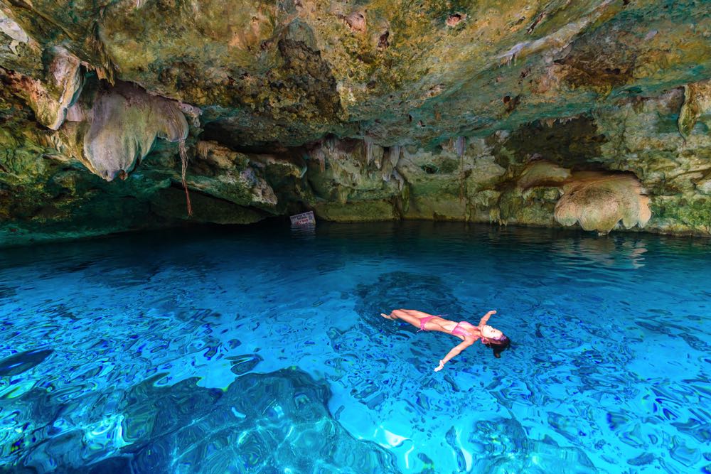 Swimming in a cenote is one of the best things to do in Merida