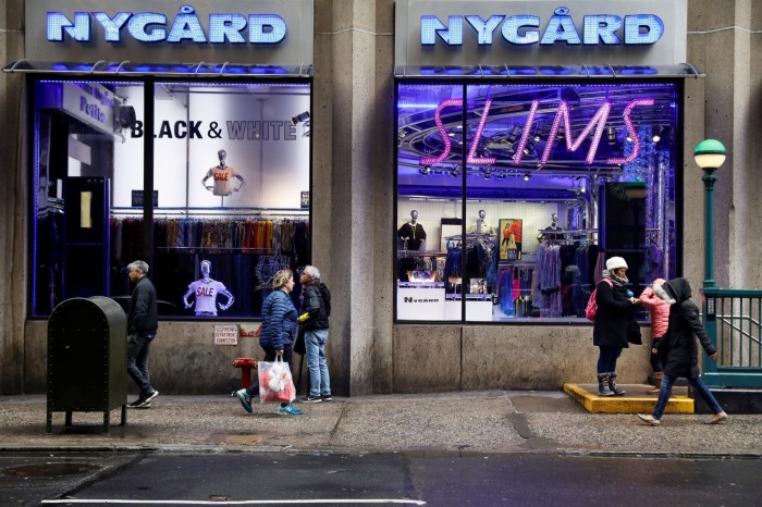 Nygard’s flagship store near New York’s Times Square