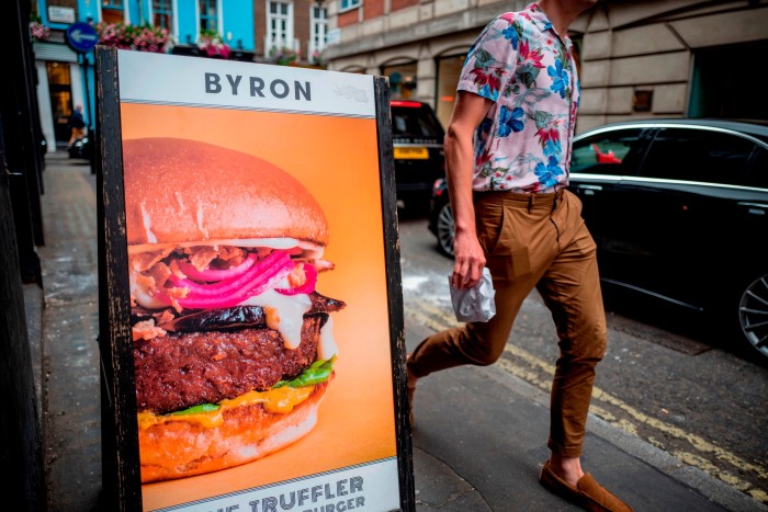 A Byron restaurant in central London
