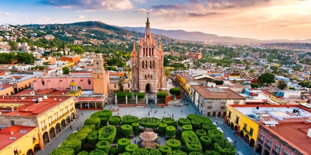 The central square of San Miguel de Allende