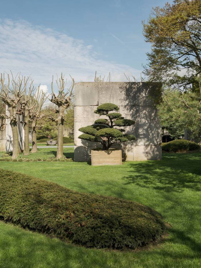 A sandstone structure in the Tree Museum