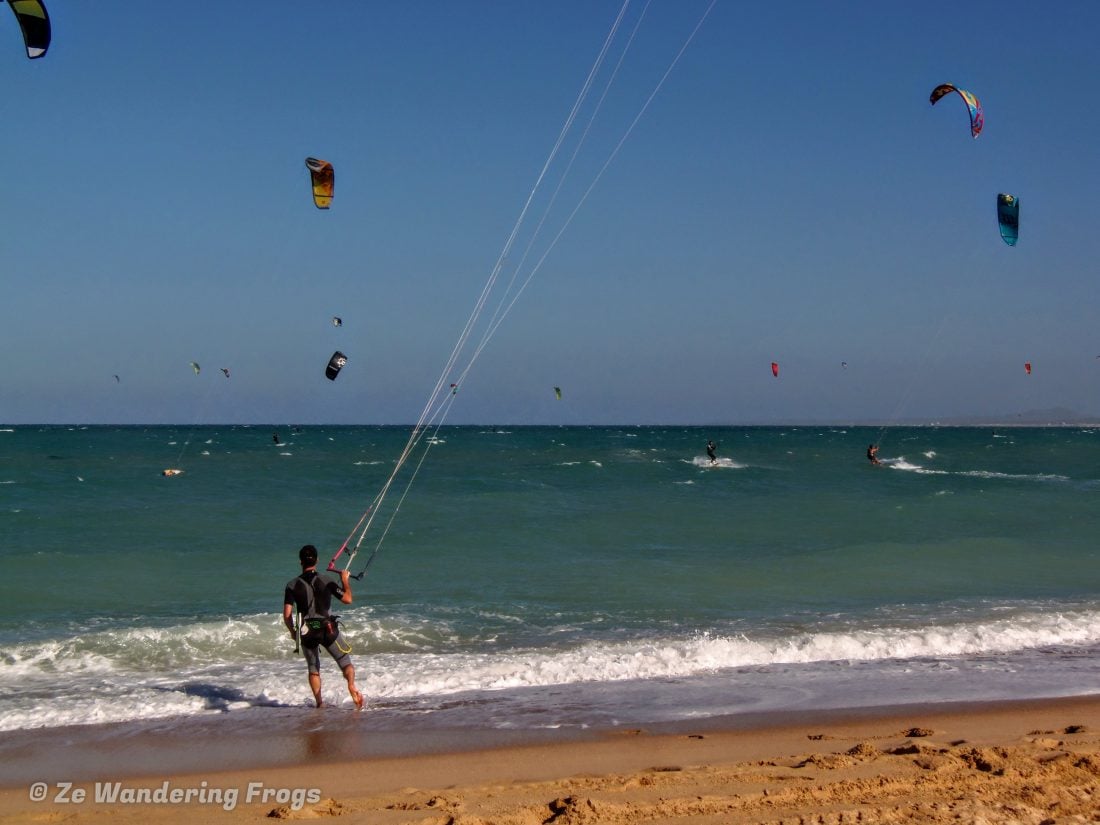 Kiteboarding in La Ventana is one of the adventurous things to do in La Paz, Mexico