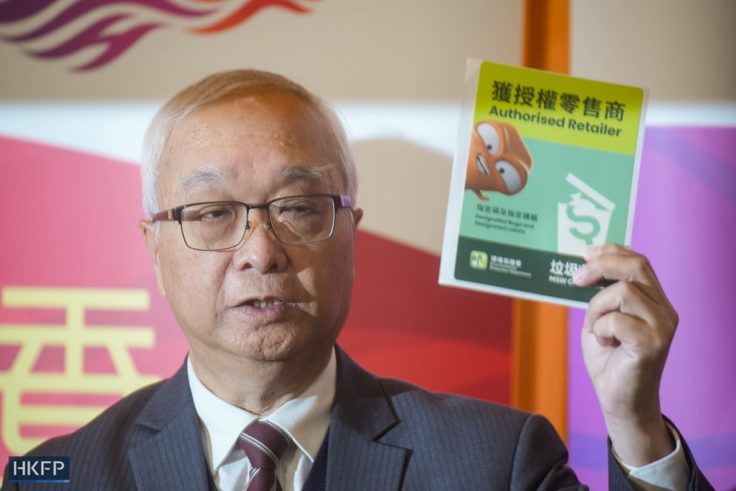 Secretary for Environment and Ecology Tse Chin-wan meets the press on January 26, 2024. Photo: Kyle Lam/HKFP.