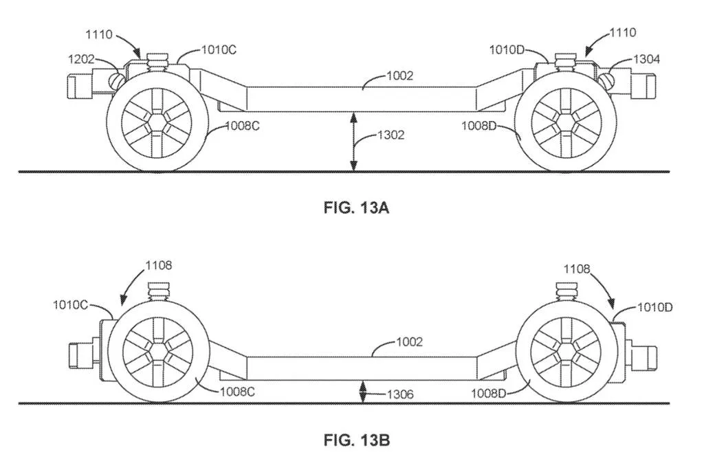 Ford modular chassis patent image