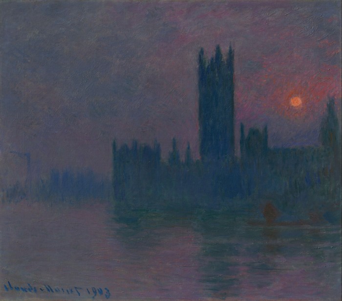 ‘Houses of Parliament, Sunset’, 1900-03, by Claude Monet
