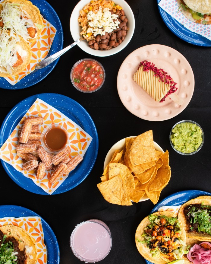A selection of Mexican dishes at Hija de Sanchez