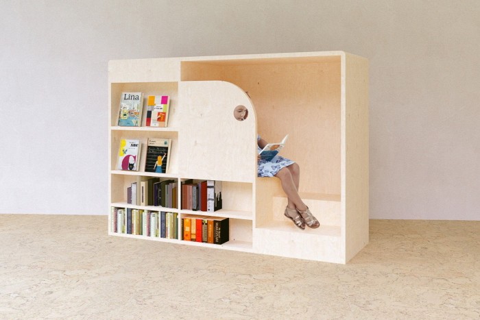 ‘Nook’ by Mara Bragagnolo” a wooden reading space for neurodiverse children