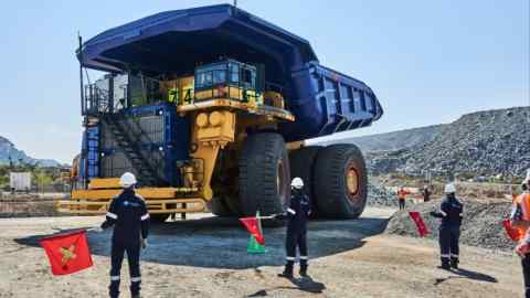 An Anglo American platinum mine in South Africa