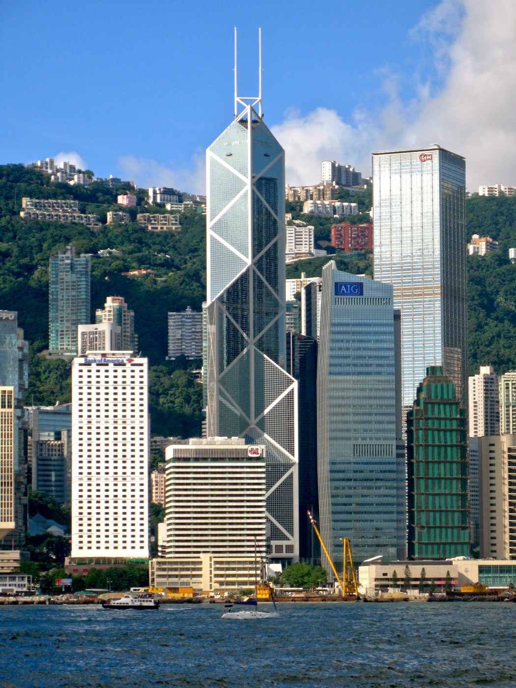 Hong Kong's Bank of China tower, designed by late Chinese-American architect I.M. Pei. Photo: Wikicommons.