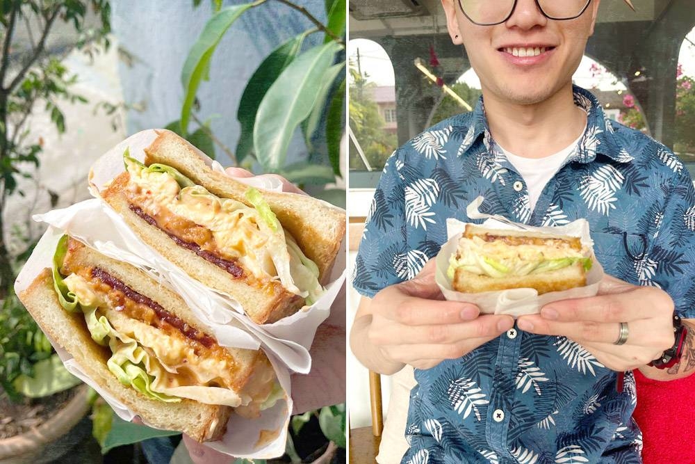 Chicken Bakkwa Floss Sando at Sunday Coffee & Cakes. — Picture courtesy of Sunday Coffee & Cakes