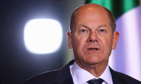 German chancellor Olaf Scholz.